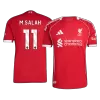 Liverpool M.SALAH #11 Home Soccer Jersey Authentic 2025/26 - gojersey