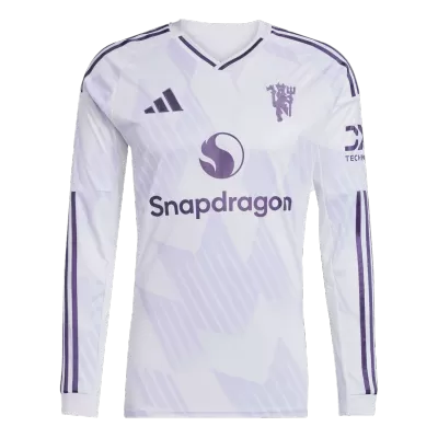 Manchester United Long Sleeve Away Soccer Jersey 2025/26 - gojersey