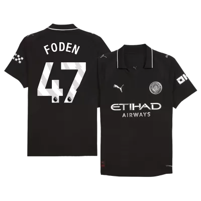 Manchester City FODEN #47 Away Soccer Jersey Authentic 2025/26 - gojersey