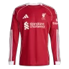 Liverpool Home Soccer Jersey Retro 2025/26 - Long Sleeve - gojersey