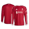 Liverpool Home Soccer Jersey Retro 2025/26 - Long Sleeve - gojersey