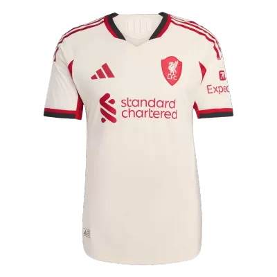 Authentic Liverpool Away Soccer Jersey 25/26 White - gojersey