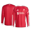 Liverpool Home Soccer Jersey Retro 2025/26 - Long Sleeve - gojersey