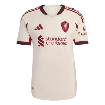 Authentic Liverpool Away Soccer Jersey 25/26 White - gojersey