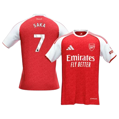 SAKA #7 Arsenal Home Soccer Jersey 2025/26 Red - gojersey