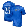 Chelsea WORLD CHAMPIONS #25 Home Soccer Jersey 2025/26 with chest badge - gojersey