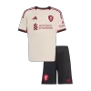 Kid's Liverpool Away Soccer Jersey Kit(Jersey+Shorts) 25/26 White - gojersey
