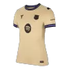 Women's Barcelona Away Soccer Jersey 2025/26 - gojersey