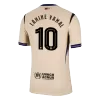 LAMINE YAMAL #10 Authentic Barcelona Away Soccer Jersey 2025/26 Yellow - UCL - gojersey
