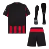 AC Milan Home Soccer Jersey Kit(Jersey+Shorts+Socks) 2025/26 Red&Black - gojersey