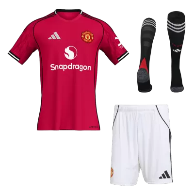 Manchester United Home Soccer Jersey Kit 2025/26 - gojersey
