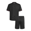 Kid's Bayern Munich Third Away Soccer Jersey Kit(Jersey+Shorts) 25/26 Black - gojersey