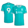 Liverpool ISAK #9 Third Away Sleeveless Jersey 2025/26 - gojersey