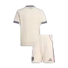 Kid's Ajax Third Away Soccer Jersey Kit 25/26 White - gojersey