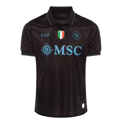 Authentic Napoli Third Away Soccer Jersey 25/26 Black - gojersey