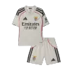 Kid's Benfica Away Soccer Jersey Kit 25/26 Beige - gojersey