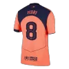 PEDRI #8 Authentic Barcelona Third Away Soccer Jersey 25/26 Orange- UCL - gojersey