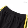 Kid's Manchester United Third Away Soccer Jersey Kit 25/26 Black - gojersey