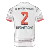 UPAMECANO #2 Authentic Bayern Munich Away Soccer Jersey 2025/26 White - gojersey