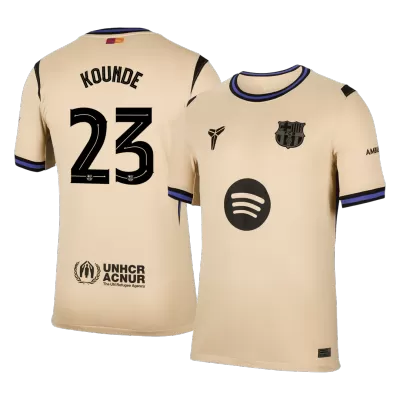 Barcelona KOUNDE #23 Away Sleeveless Jersey 2025/26 - gojersey