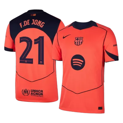 Barcelona F.DE JONG #21 Third Away Sleeveless Jersey 2025/26 - gojersey