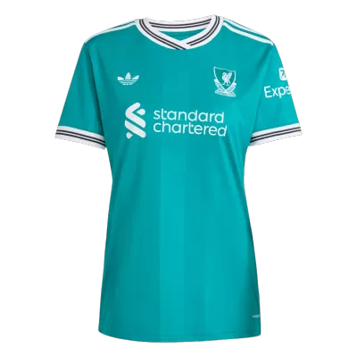 Women's Liverpool Third Away Soccer Jersey 2025/26 - gojersey