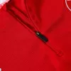 Kid's PSG Zipper Sweatshirt Kit(Top+Pants) 25/26 Red - gojersey