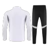 Kid's Real Madrid Zipper Sweatshirt Kit(Top+Pants) 25/26 White - gojersey