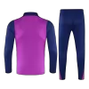 Kid's Barcelona Zipper Sweatshirt Kit(Top+Pants) 25/26 Purple - gojersey