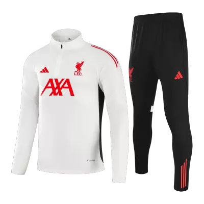 Liverpool Sweatshirt Kit 2025/26 - White (Top+Pants) - gojersey