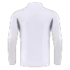 Kid's Real Madrid Zipper Sweatshirt Kit(Top+Pants) 25/26 White - gojersey