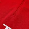 Kid's PSG Zipper Sweatshirt Kit(Top+Pants) 25/26 Red - gojersey