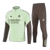 Kid's Real Madrid Zipper Sweatshirt Kit(Top+Pants) 25/26 Green - gojersey