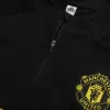 Manchester United Sweatshirt Kit 2025/26 - Black (Top+Pants) - gojersey