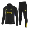 Manchester United Sweatshirt Kit 2025/26 - Black (Top+Pants) - gojersey