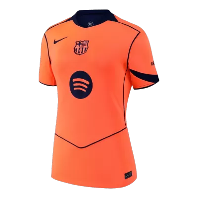 Women's Barcelona Away Soccer Jersey 2025/26 - gojersey