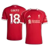Liverpool GAKPO #18 Home Sleeveless Jersey 2025/26 - gojersey
