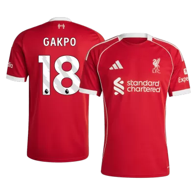 Liverpool GAKPO #18 Home Sleeveless Jersey 2025/26 - gojersey