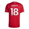 Liverpool GAKPO #18 Home Sleeveless Jersey 2025/26 - gojersey