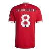 Liverpool SZOBOSZLAI #8 Home Sleeveless Jersey 2025/26 - gojersey