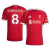 Liverpool SZOBOSZLAI #8 Home Sleeveless Jersey 2025/26 - gojersey