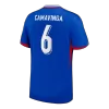 CAMAVINGA #6 France Euro Home Soccer Jersey 2024 Blue - gojersey