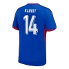 RABIOT #14 France Euro Home Soccer Jersey 2024 Blue - gojersey