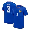 MENDY #3 France Euro Home Soccer Jersey 2024 Blue - gojersey