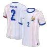PAVARD #2 France Euro Away Soccer Jersey 2024 White - gojersey