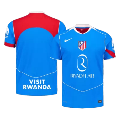 Authentic Atletico Madridl Third Soccer Jersey 25/26 Blue - gojersey