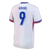GIROUD #9 France Euro Away Soccer Jersey 2024 White - gojersey