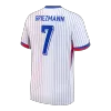 GRIEZMANN #7 France Euro Away Soccer Jersey 2024 White - gojersey