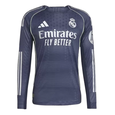 Real Madrid Long Sleeve Away Soccer Jersey 2025/26 - gojersey