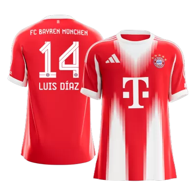 Bayern Munich LUIS DÍAZ #14 Home Soccer Jersey 2025/26 - gojersey